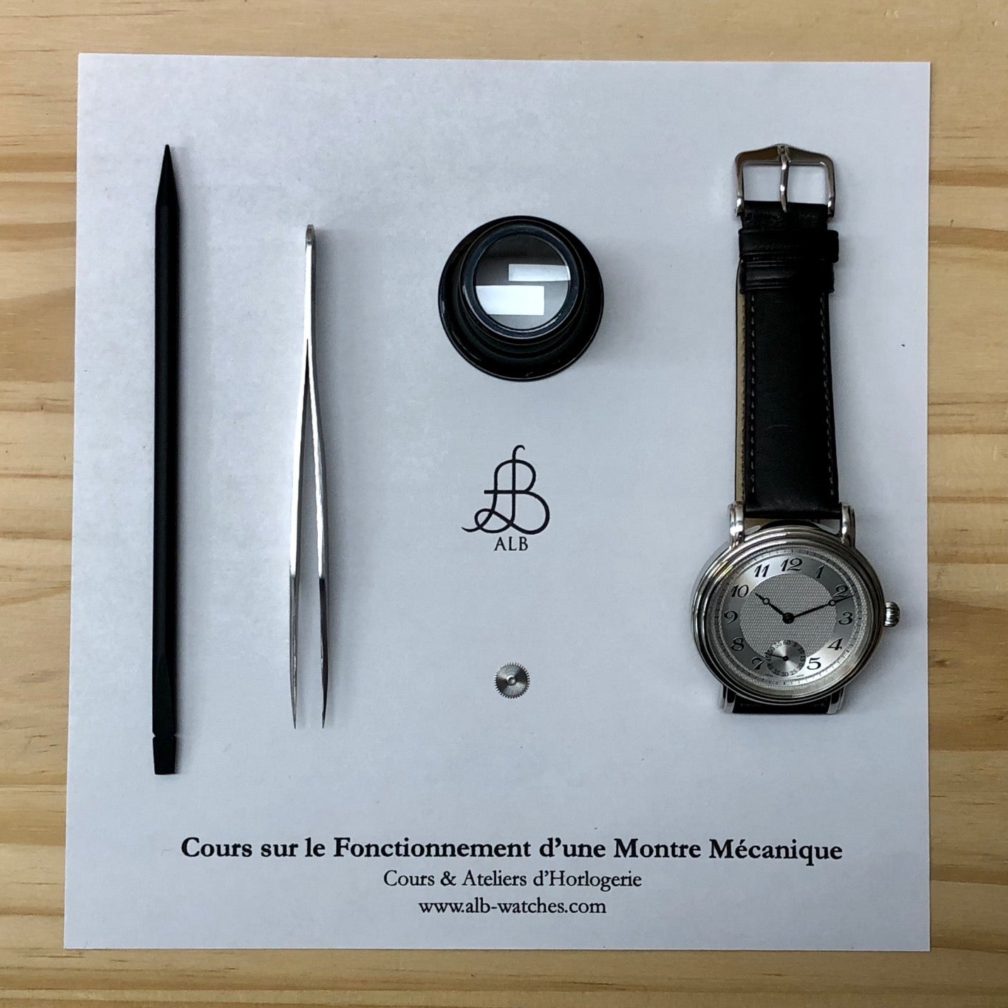 Watchmaking Course at the Workshop How a Simple Mechanical Watch Works