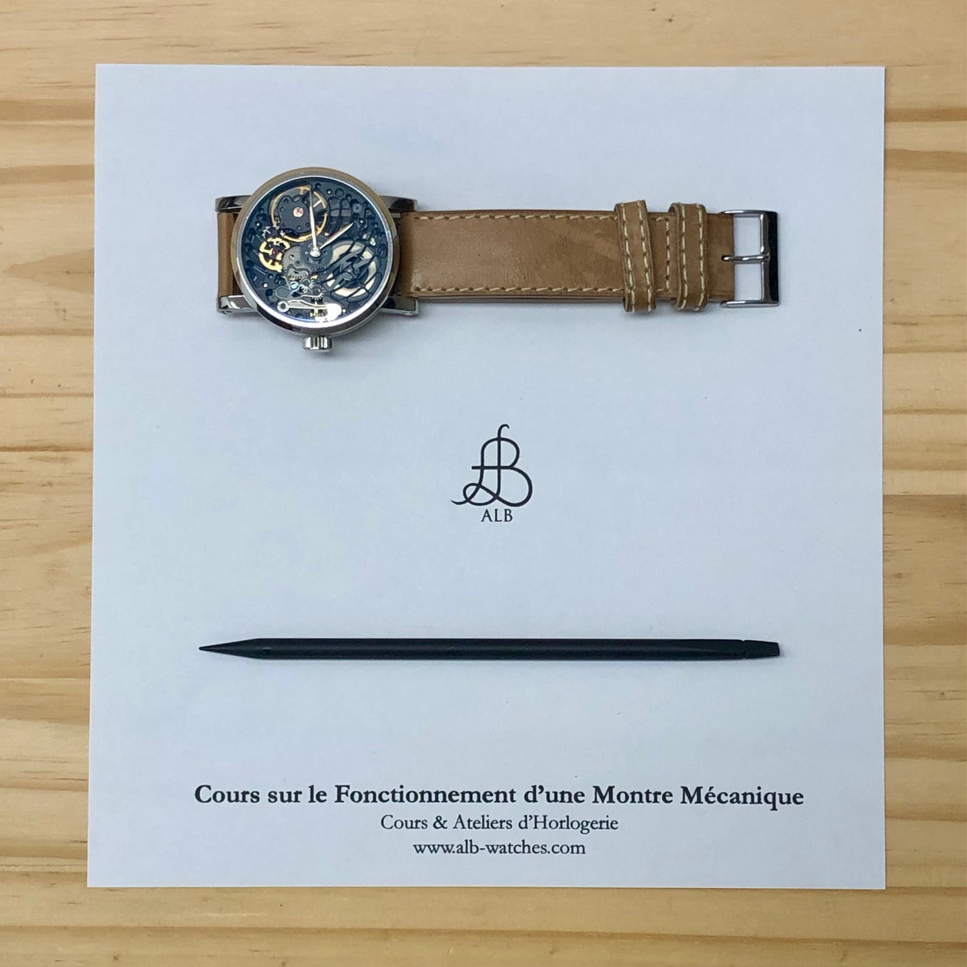 Watchmaking Course by Videoconference Course on the Operation of a Simple Mechanical Watch